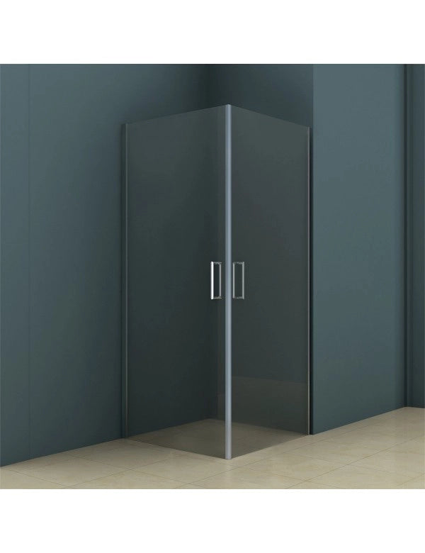 NOVIK 209 RIHO Box Doccia Angolare 80x100 x200cm con 2 Ante A Battente
