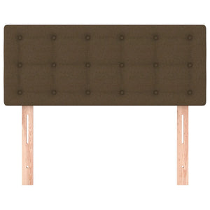 Testiera Marrone Scuro 100x5x78/88 cm in Tessuto 346439