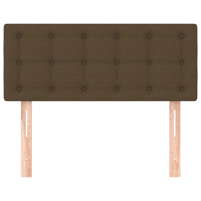 Testiera Marrone Scuro 100x5x78/88 cm in Tessuto 346439