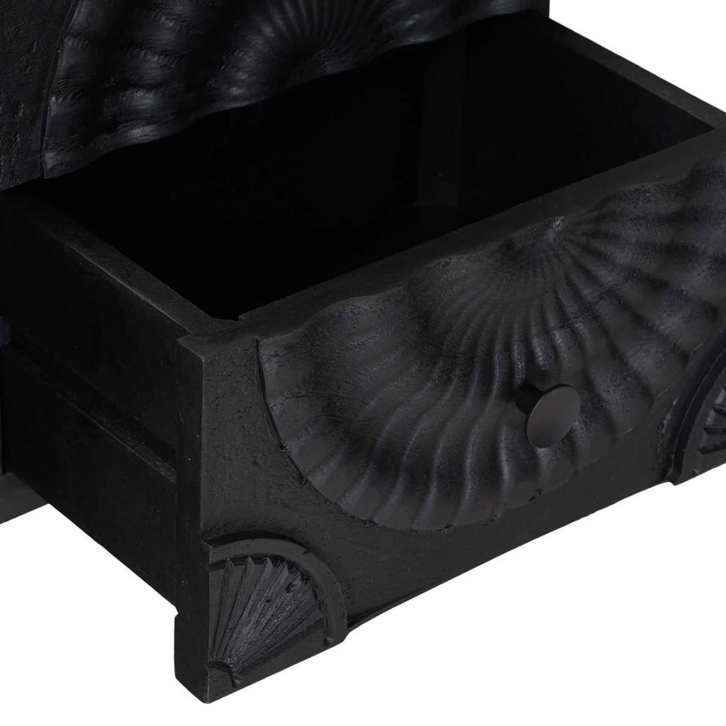 Mobile TV con cassetto con lo scaffale Nero 105 x 30 x 54 cm 42020085