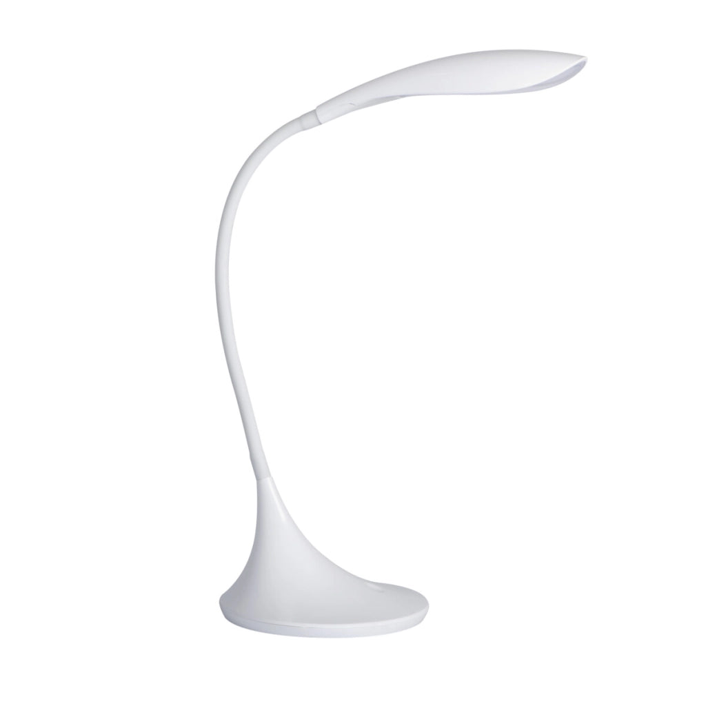 Lampada da scrivania LED flessibile bianca Kanlux FRANCO II
