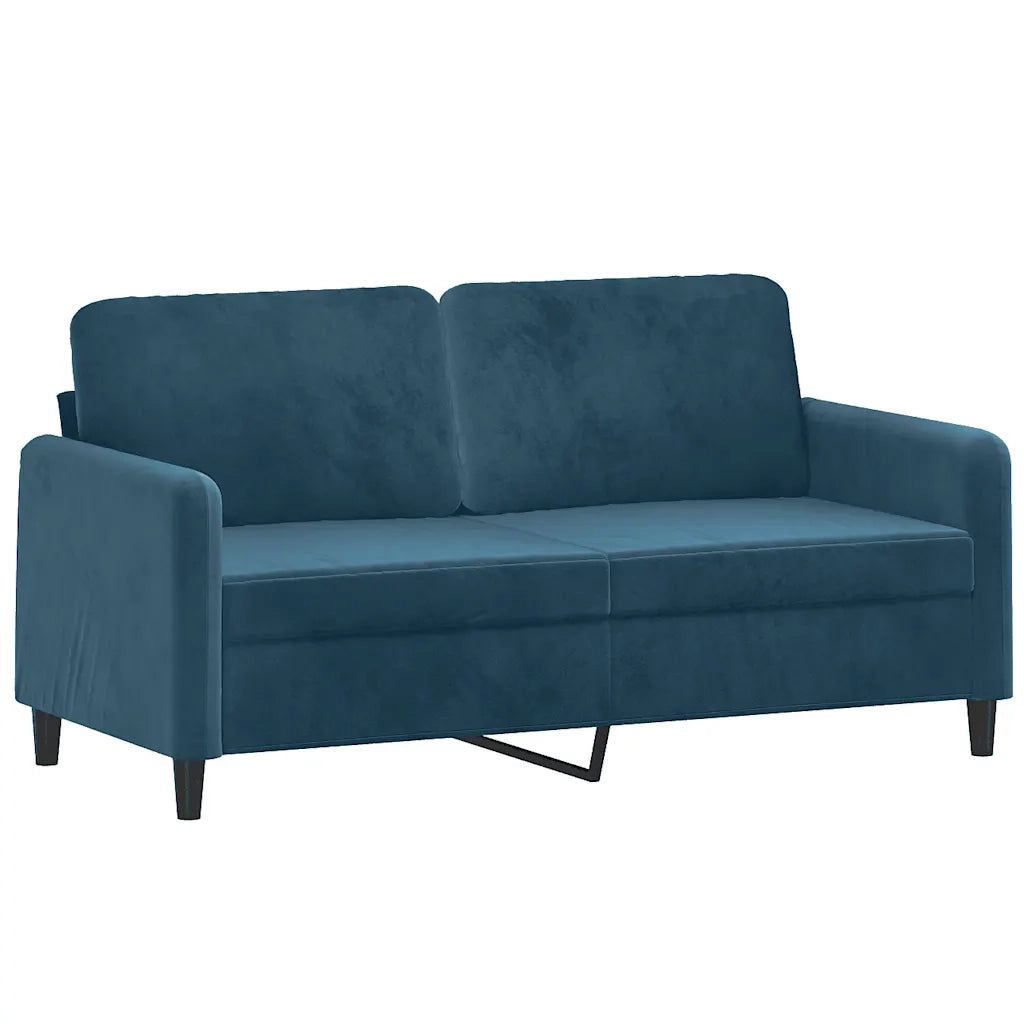 Divano a 2 Posti Blu 140 cm in Vellutocod mxl 133340