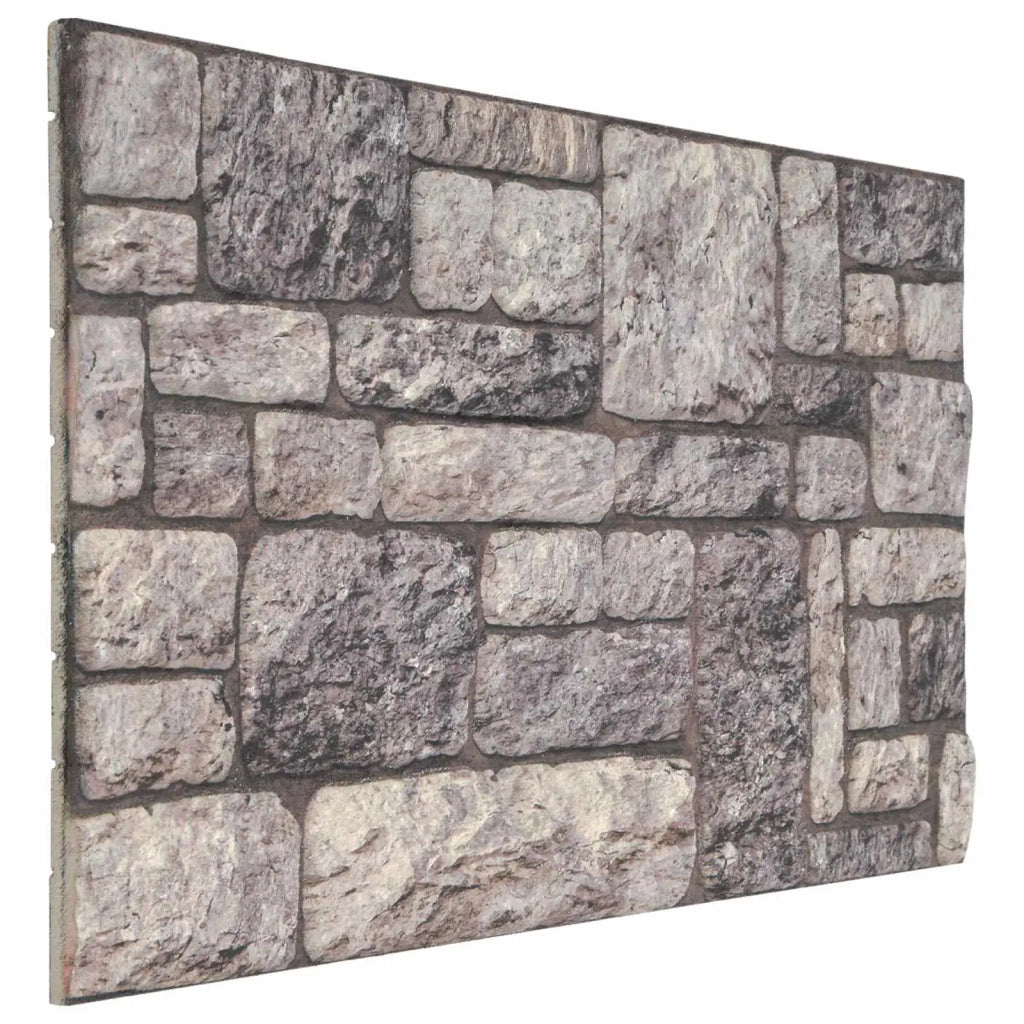 Pannelli da parete 10 pz Grigio e Bianco 100 x 50 cm CFW6677215