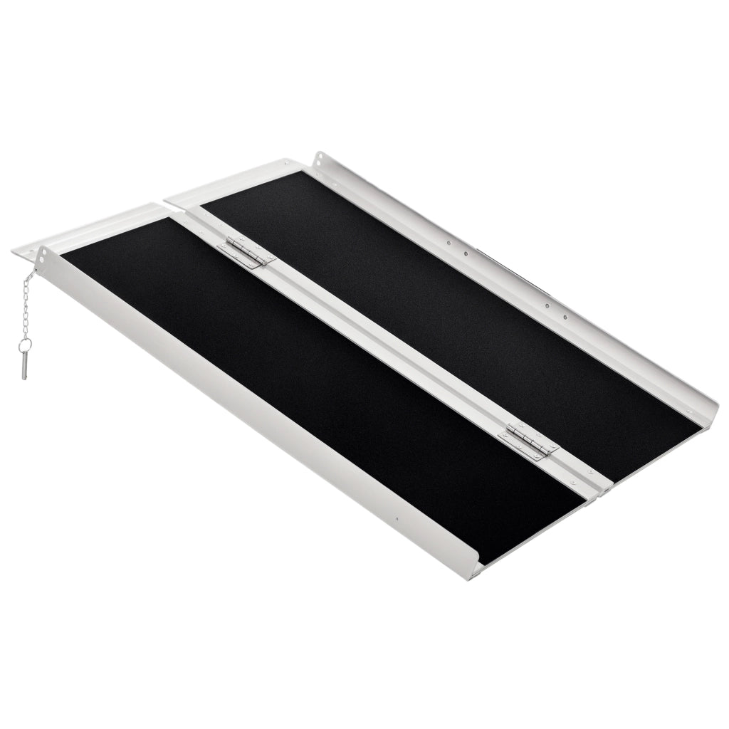 Rampa per Sedie a Rotelle Folding Aluminium ¨C Minimal ¨C Nero, 91x72x5 cm