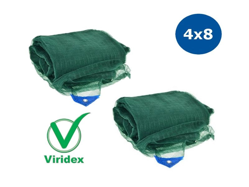 2 Reti per raccolta olive telo 4x8 metri antispina e antistrappo 85 grammi mq