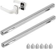 Deurklink Stift 8 mm x 150 mm - Krukstift - Deurbeslag - Spindelstang - Klinkgarnituren - Alta resistenza alla corrosione - Deurstift