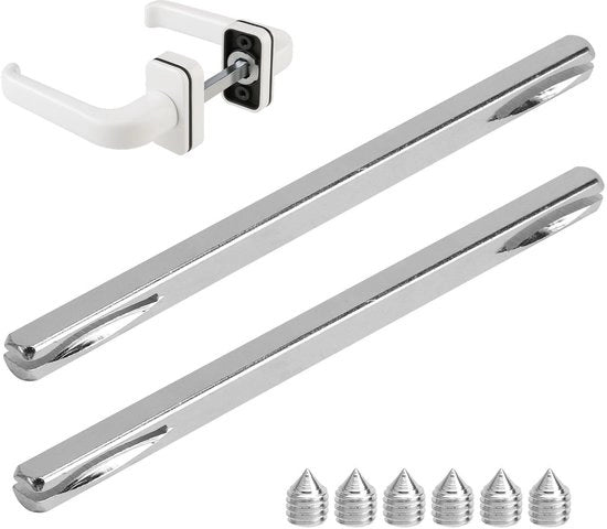 Deurklink Stift 8 mm x 150 mm - Krukstift - Deurbeslag - Spindelstang - Klinkgarnituren - Alta resistenza alla corrosione - Deurstift