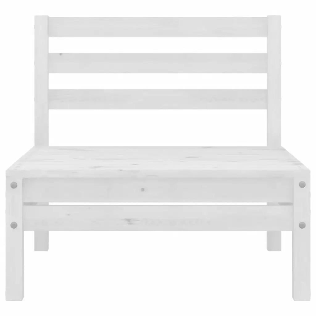 Divano da Giardino a 2 Posti in Massello di Pino Bianco 3082373