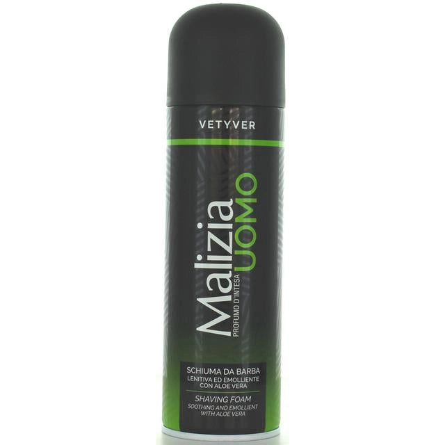 MALIZIA SCHIUMA DA BARBA VETYVER 250 ML LENITIVA ED EMOLLIENTE CON ALOE VERA