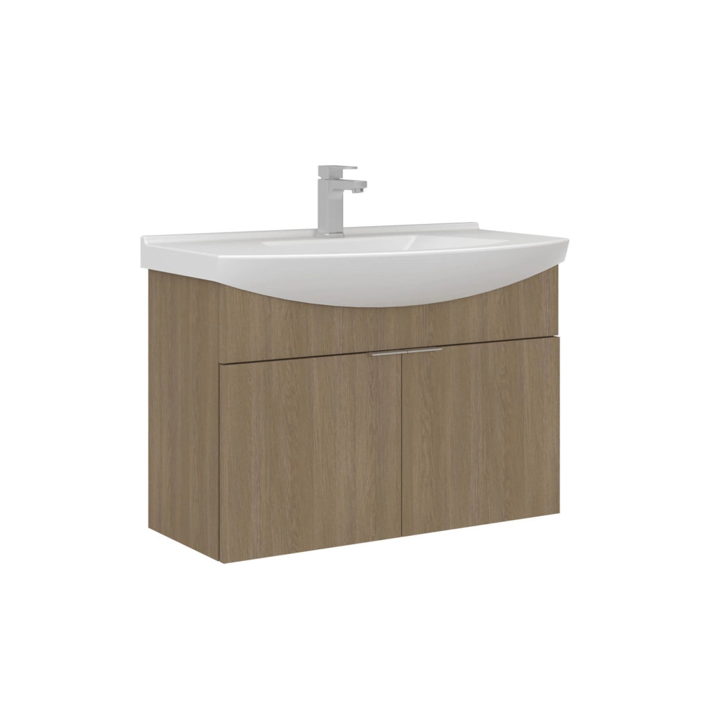 Mobile lavabo "Purus 80" - 80 x 50 x 58 cm - Rovere Sonomo