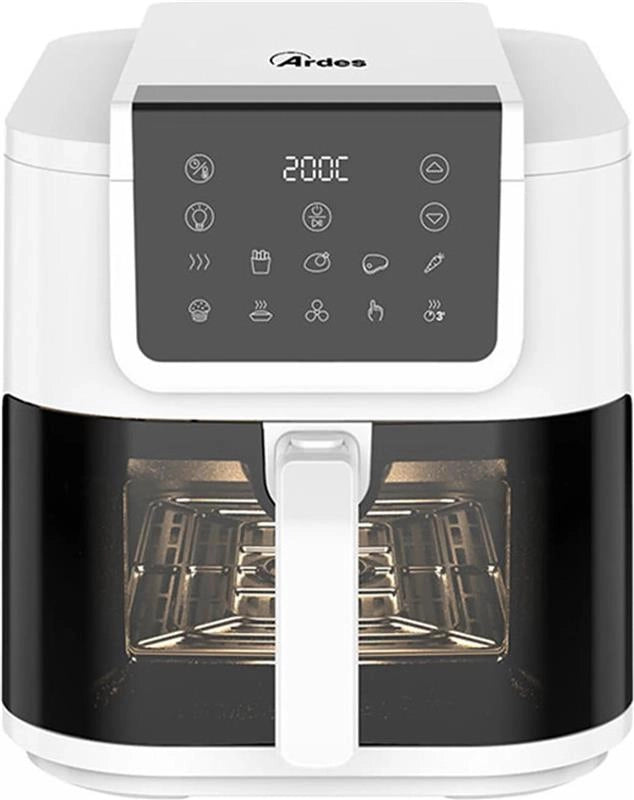 ARDES FRIGGITRICE AD ARIA CAPACITÀ  8 LITRI 1700 WATT CON TIMER COLORE BIANCO FRIGGISANA INFINITY WIN W ARFRYA08LVW