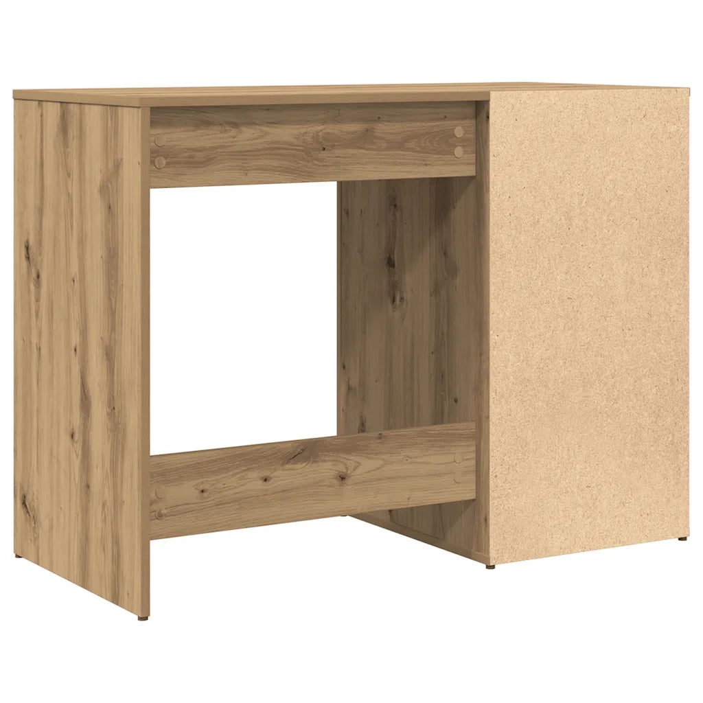 vidaXL Scrivania Rovere Artigianale 100x49x75 cm in Legno Multistrato