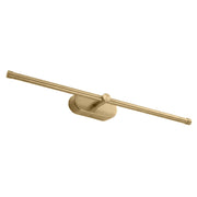 Applique Da Bagno Led APP1893-1W 60 Cm Brush Gold