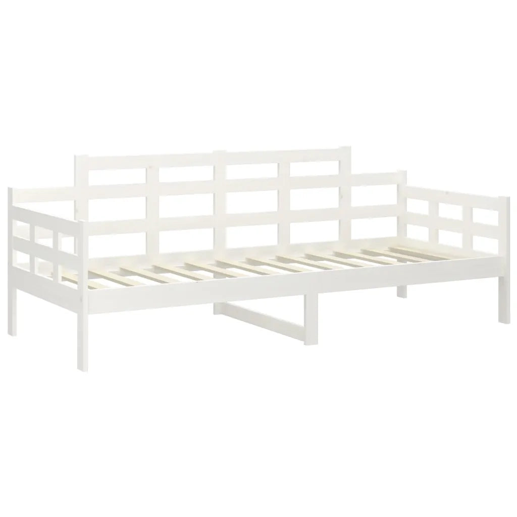 Dormeuse Bianca in Legno Massello di Pino 90x200 cm 820328