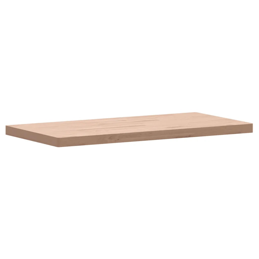 Piano Bagno 100x50x4 cm in Legno Massello di Faggio 355992