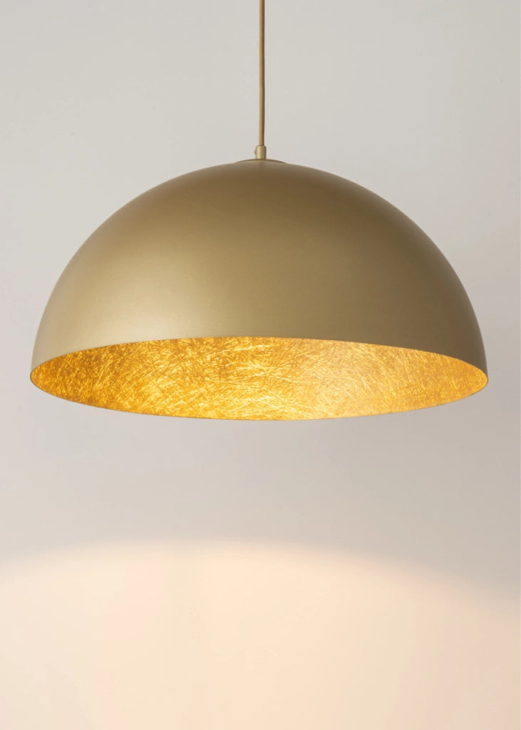 Lampada a sospensione Sfera oro Ø50cm E27 Sigma Lighting