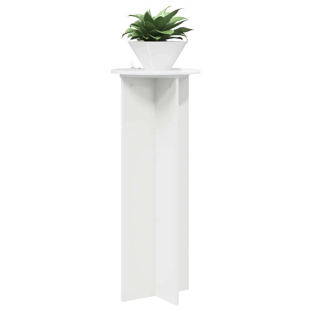 Supporto per piante 2 pcs Bianco Lucido Ø40 x 100 cm 899694