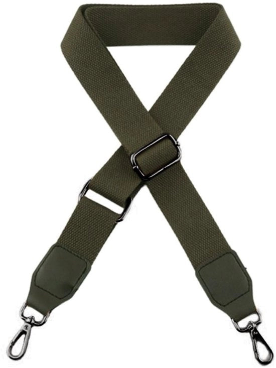 Accessori per borse - Cintura regolabile - 3,8 cm larghezza - Verde chiaro - Accessori per borse da realizzare - Adatto per borse a spalla e borse da mano