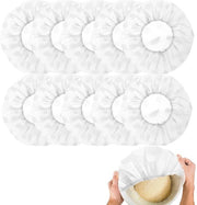 Set di coperture per piatti 27 cm - Copertura per piatti riciclabile - Cintura elastica fino a 50 cm - Adatto per pentola/pan - Impermeabile - Set da 10 pezzi
