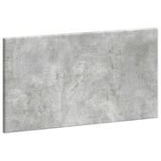 Testiera da Muro BREDA Grigio Cemento Legno ingegnerizzato 897638