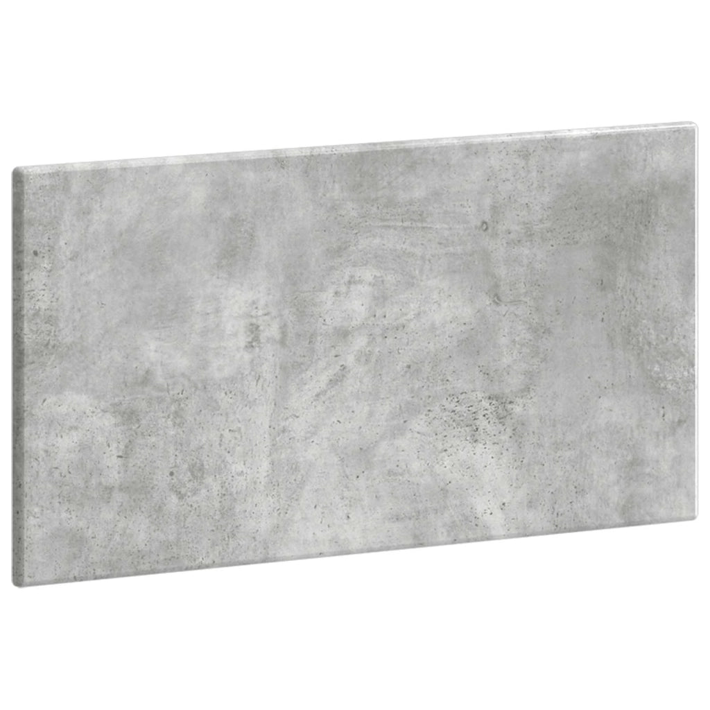 Testiera da Muro BREDA Grigio Cemento Legno ingegnerizzato 897638