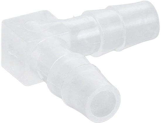 Adattatore 90 Gradi per Tubi - 10 Stuks - Adatto per Acquari e Sistemi Idraulici - 6mm