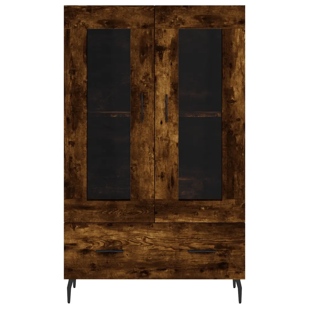 Credenza Rovere Fumo 69,5x31x115 cm in Legno Multistrato 828321