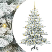 Albero di Natale | Decorazioni natalizie Artificiale con Rami Pieghevoli Bianco 150 cm