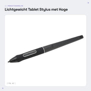 Stilo per Tablet con Alta Sensibilità - Peso Leggero - Progettazione Ergonomica - Due Tasti Personalizzabili - 8192 Punti di Pressione - Compatibile con Kamvas Pro - Stilo per Disegno