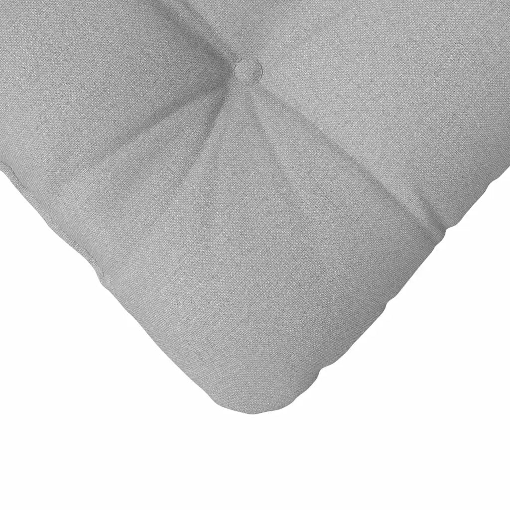 Cuscini per Seduta 4 pcs Grigio Nuvola 45 x 45 x 12 cm Tessuto 42015116