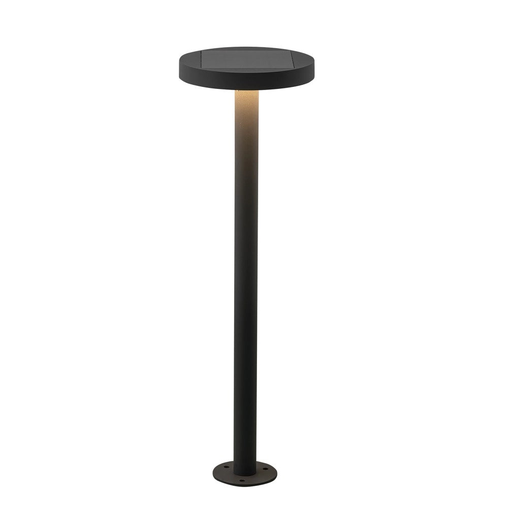 NAP Bollard Solare LED 2,2W IP54 3000K Antracite - Paletto da terra a ricarica solare con sensore crepuscolare e dimmer touch - Rossini Group