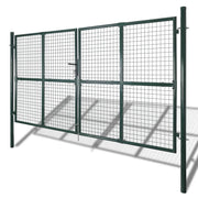 Cancello per Recinzione a doppia Porta 300x150 cm in Acciaio verniciato a Polvere 142025