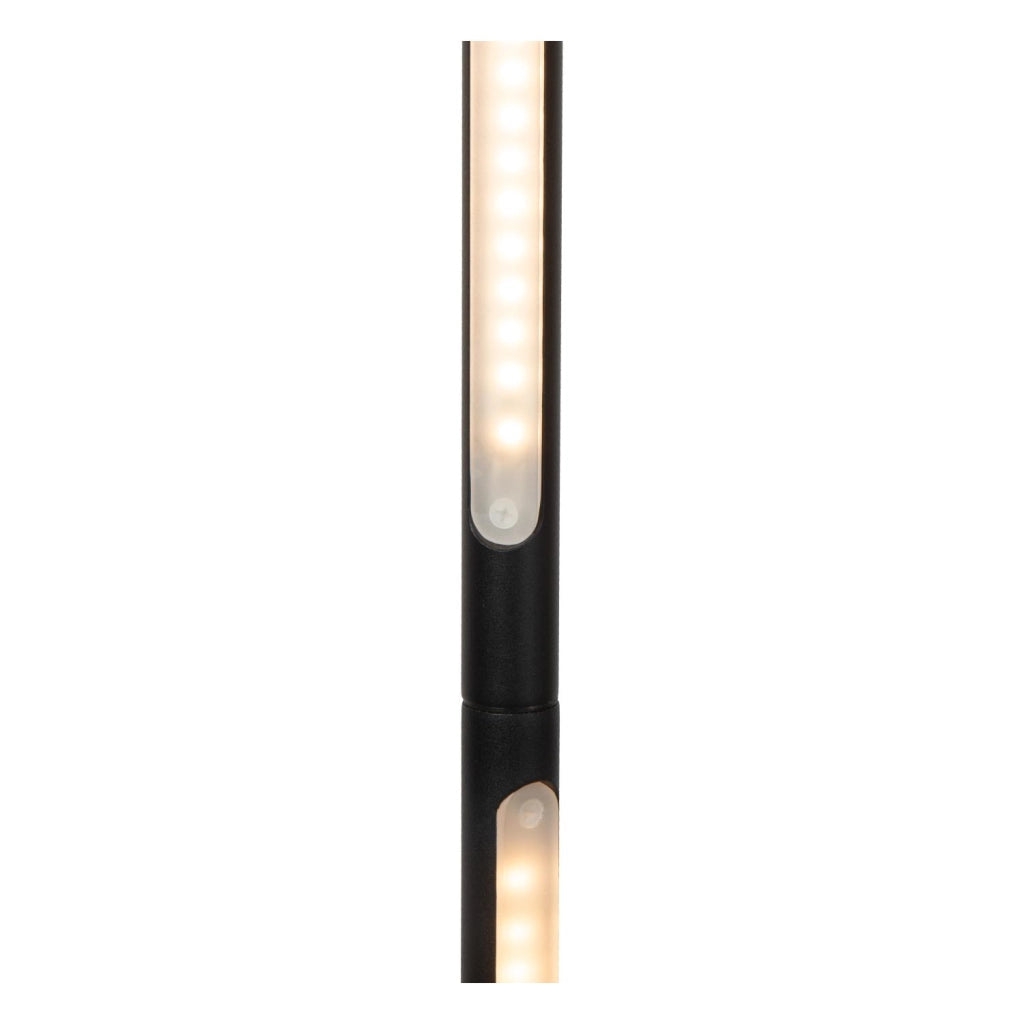 Lampada da terra FINAN LED 30W nera dimmerabile Lucide