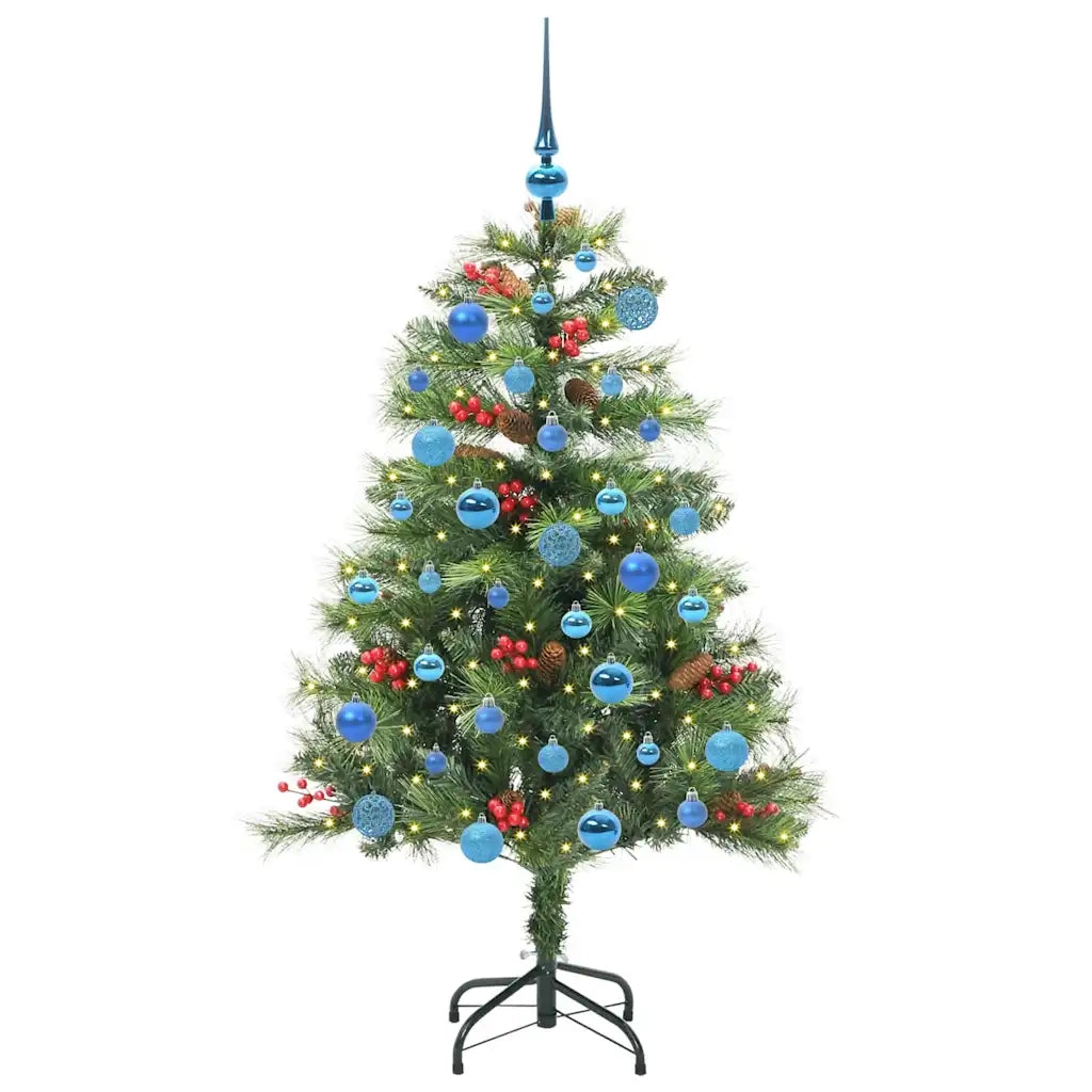 Albero di Natale | Decorazioni natalizie artificiale Verde 150 cm PVC e Metallo
