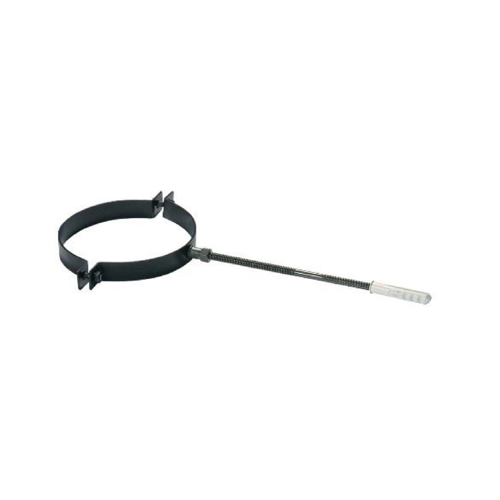 Tubi stufa a pellet acciaio mm 80 cm 25 50 100 curva 45° 90° T rosone condensa COLLARE REGGITUBO 80 MM