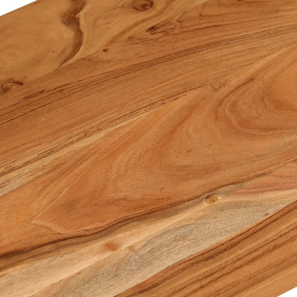 Piano Scrivania 90x50x2,5 cm Rettangolare Legno Massello Acacia