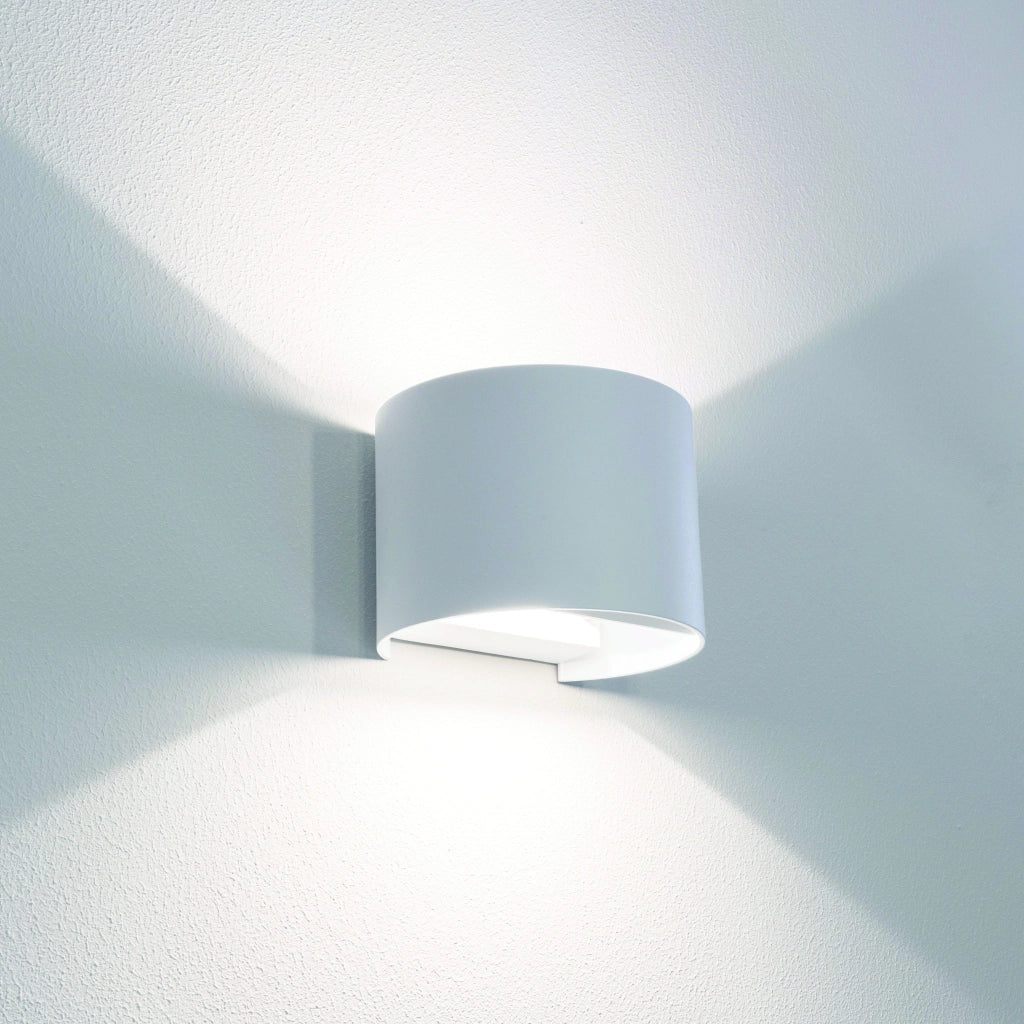 Century APPLIQUE BIDIREZIONALE TONDO A LED UP&DOWN+ 10 W-800 lm-3.000K/4.000K/6500K Col. Bianco
