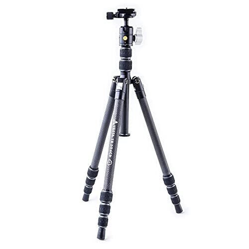 VANGUARD VESTA TB 204CB Vesta Treppiede da viaggio in carbonio 4 sezioni 130 cm carico 3 kg colore Nero