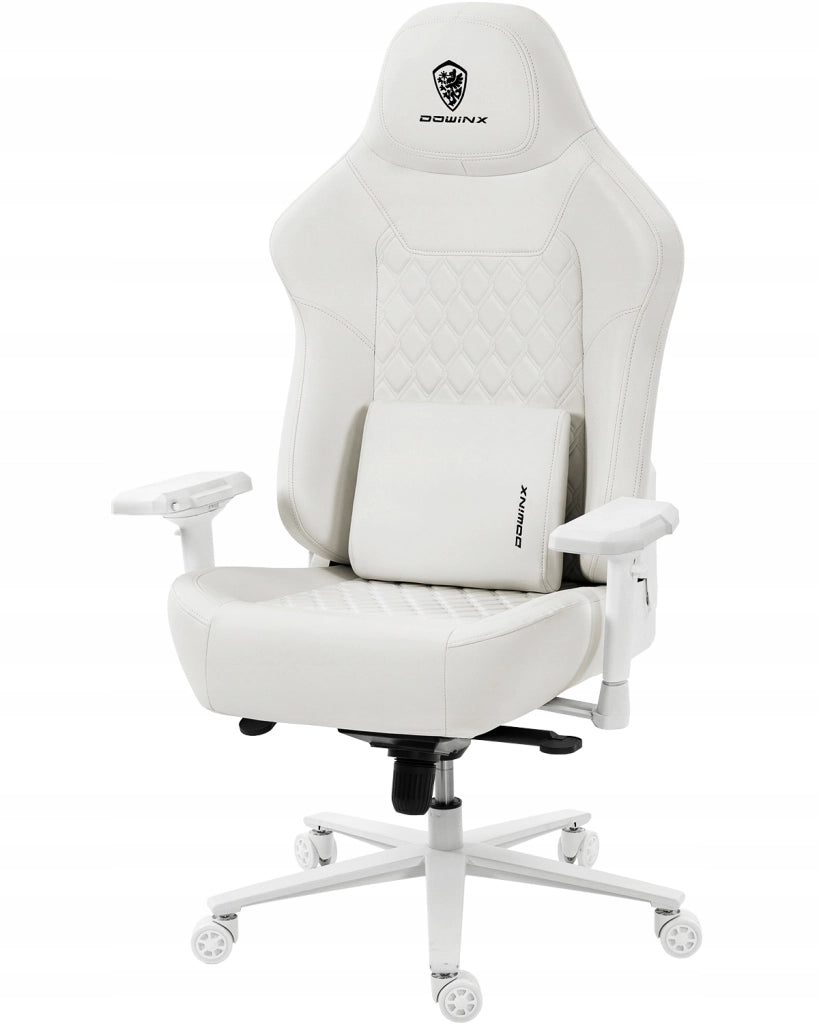 Sedia Gaming DOWINX Nera 200 kg con Braccioli 4D; Seduta Larga 59 cm e Dondolo 15°