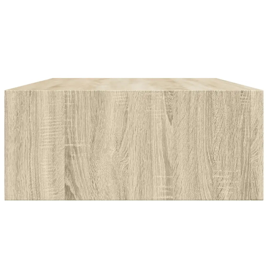 Scaffale con Cassetti da Parete Rovere 40x23,5x10 cm in MDF 330247