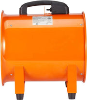 Ventilatore Portatile 254 mm Ventilatore a Cilindro con 10 m Sonda 255 W Potente Ventilatore di Aspirazione 1720cfm per l'Aspirazione di Polvere e Fumo (Casa/Lavorazione)