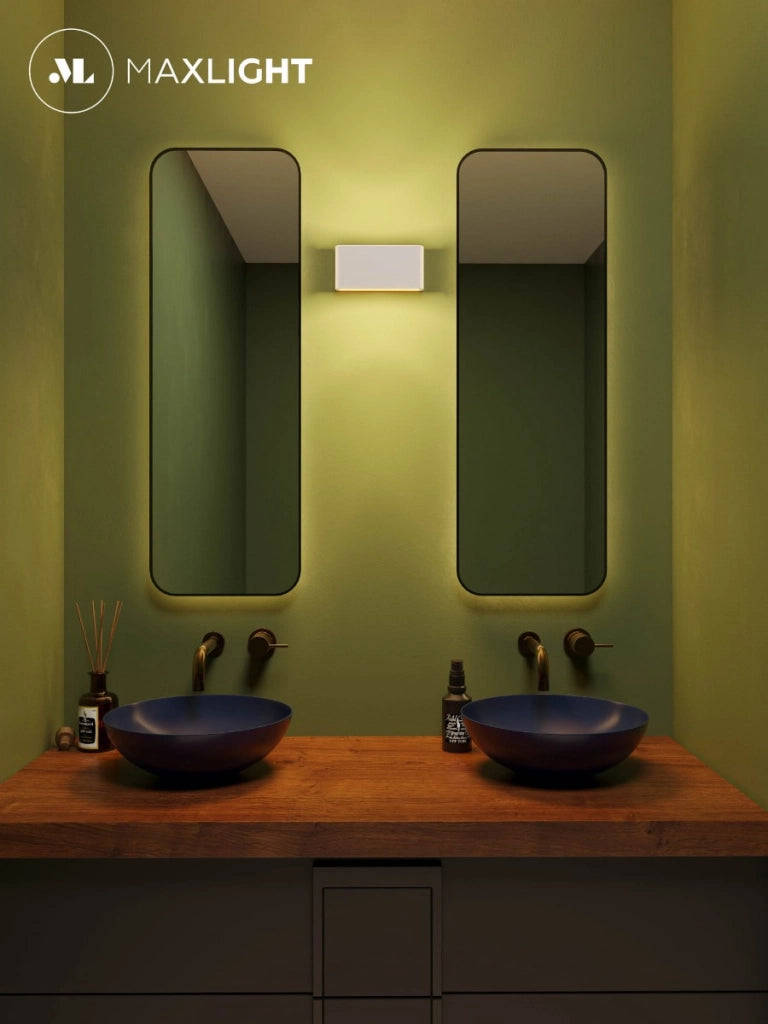 Applique ZONE rettangolare bianca LED 8W Maxlight W0201