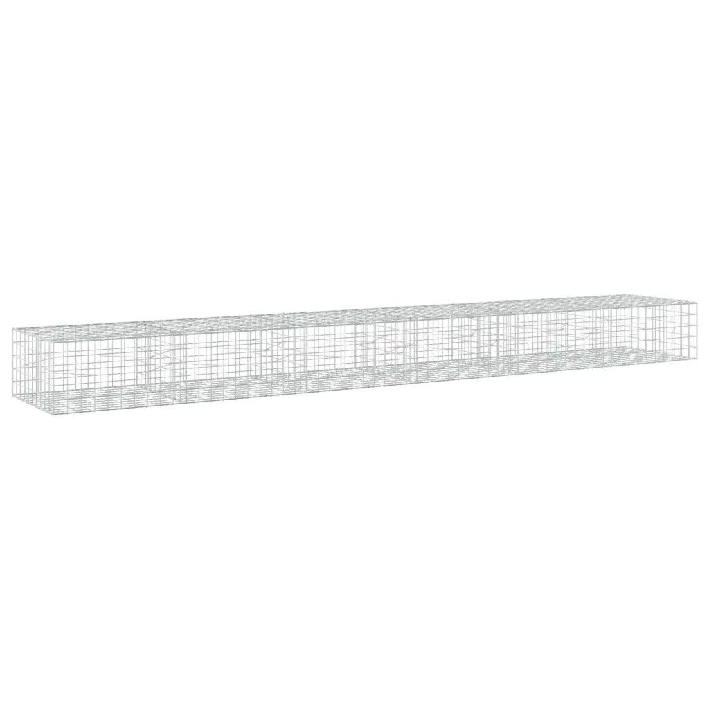 Gabione con Filo da 5 mm e Rete da 10x10 cm 600x100x50 cm 3465294