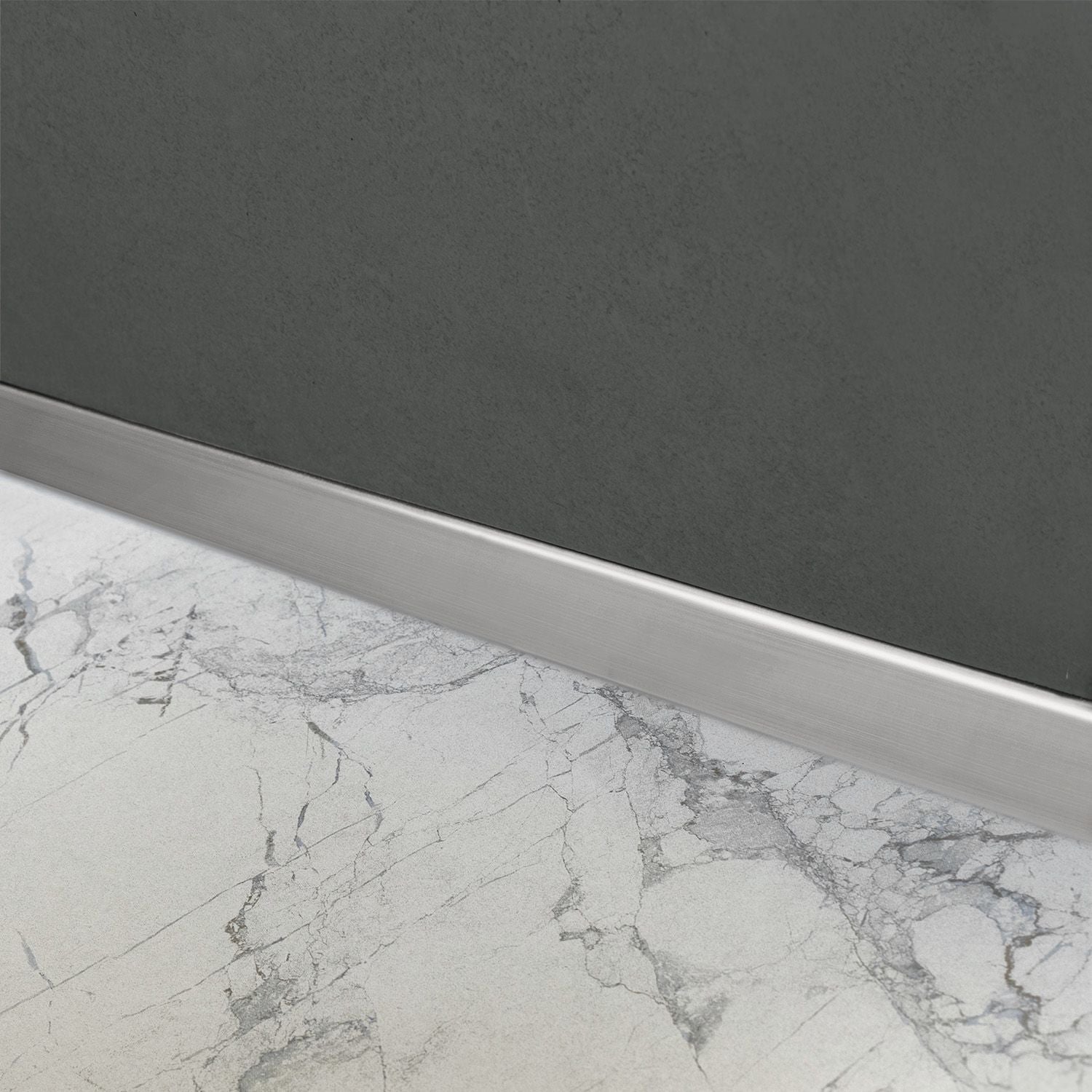 Pannello Frontale Per Piatto Doccia 130cm Brush Nickel