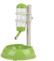 Dispensatore automatico di acqua - Regolabile in altezza - Verde - Sostenibile e robusto - Ideale per animali domestici