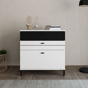 Madia Diani, Credenza un Ripiano, 77x35x78h cm Bianco