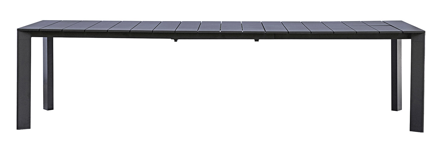 Tavolo Allungabile da Giardino 200/300x100x75 cm Nettuno in Alluminio Antracite