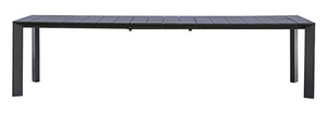 Tavolo Allungabile da Giardino 200/300x100x75 cm Nettuno in Alluminio Antracite