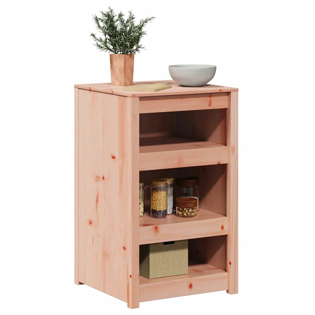 vidaXL Mobile da cucina Marrone 55 x 55 x 92 cm Legno massello di pino