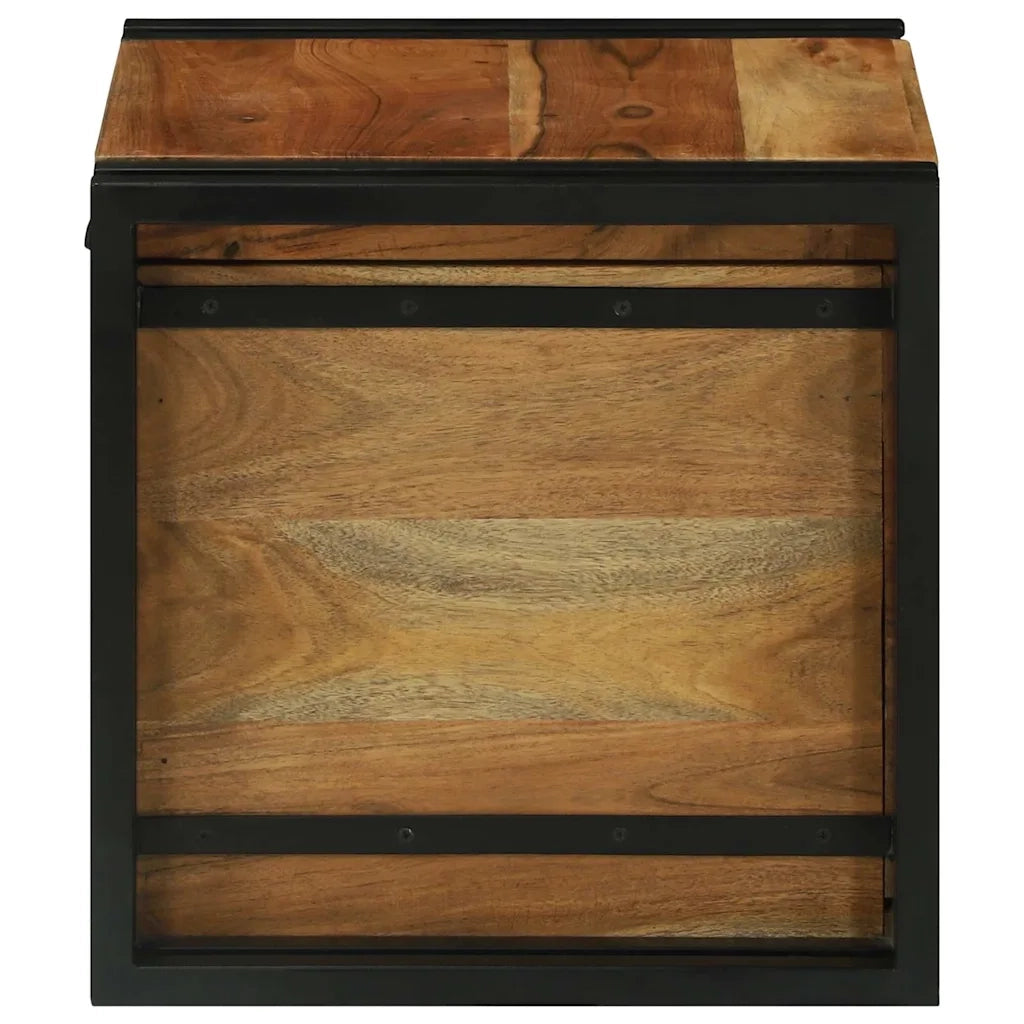 Scatola di Stoccaggio 40 x 40 x 40 cm Legno di Acacia Massello 4016750